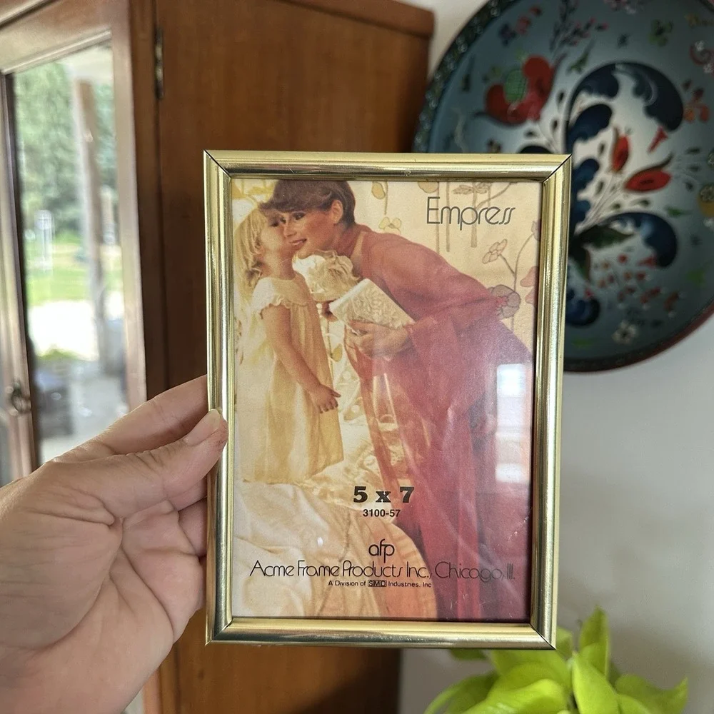 Vintage Brass Picture Frame 5